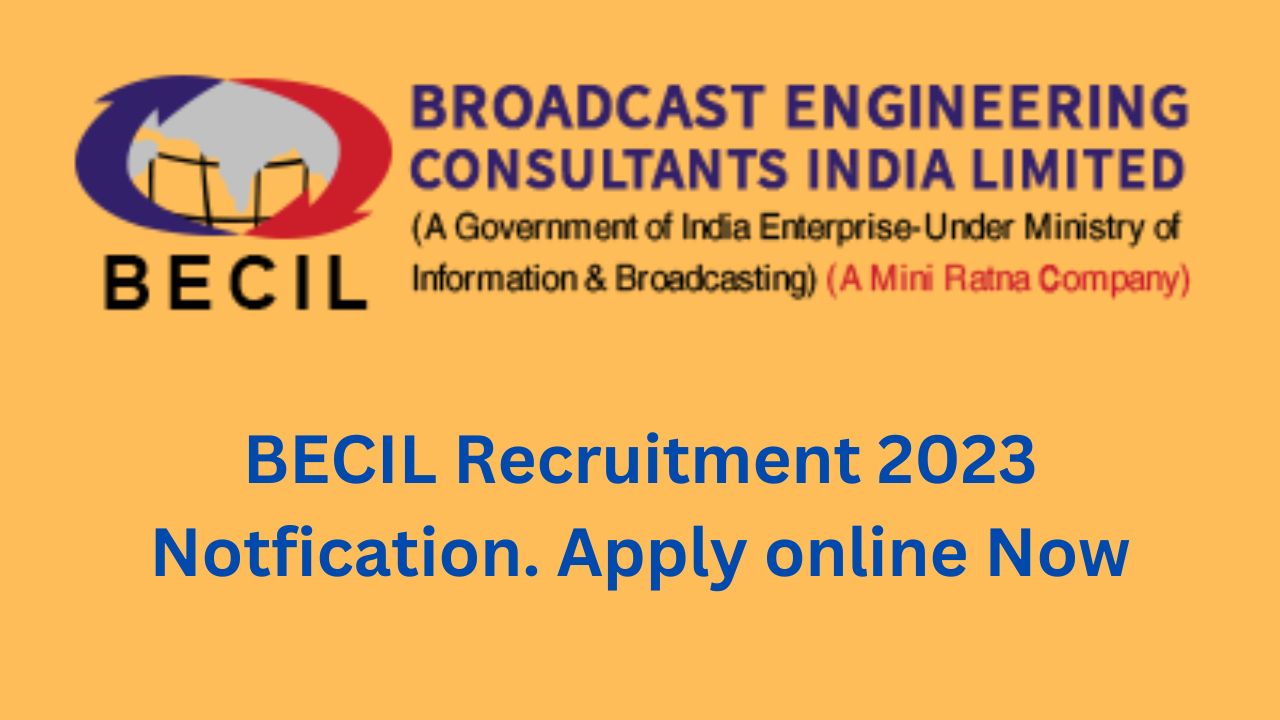 Recruitment (2022) to the Posts of Radiographer, Medical Lab Technologist  and Patient Care Coordinator in BECIL | No. of Vacancies - 96
